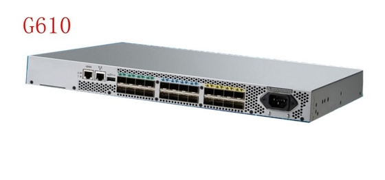 BR-G610-8-16G-0 Brocade G610 8P Switch Rack قابل نصب با فرستنده گیرنده SWL SFP+ 16Gbps