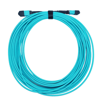 نوع B Plenum MTP To MTP Fiber Patch Cable 10M 8 Fibers OM4 Multimode