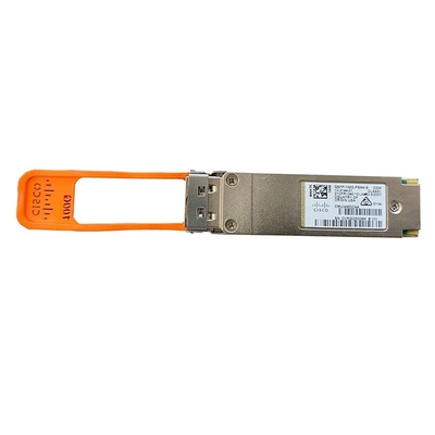 فرستنده گیرنده Cisco QSFP-100G-PSM4-S 10-3144-01 QSFP28 100GBASE PSM4 با کانکتور MPO 500 متر روی SMF