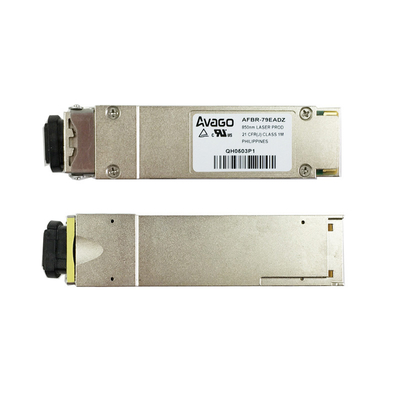 40G QSFP+ SR4 850nm 150m MTP / MPO چند حالته فیبر نوری ماژول نام تجاری Avago