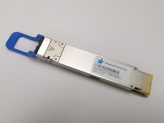 نرخ داده ماژول 100G QSFP28 100G نوع کانکتور MTP / MPO-12 محدوده دمای 0-70C شبکه های انعطاف پذیر و انعطاف پذیر