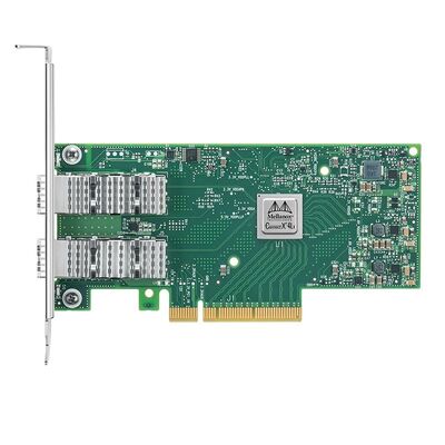 Mellanox MCX653106A-HDAT 40G Dual-Port QSFP56 Fiber Optic Adapter Card برای اترنت 40G با گارانتی یک ساله