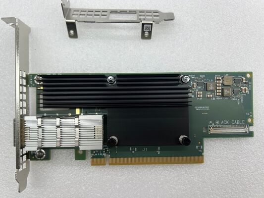 NVIDIA MCX653105A-HDAT ConnectX-6 Single QSFP56 200G HDR PCIe4.0 VPI HCA آداپتور