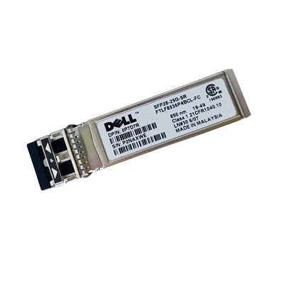 فرستنده گیرنده SFP+ 25 گیگابیت بر ثانیه دل FTLF8536P4BCL-FC