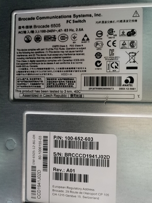 سوئیچ SAN 16 گیگابایتی SFP+ 8 پورت فعال بروکاد DELL EMC Connectrix DS 6505B