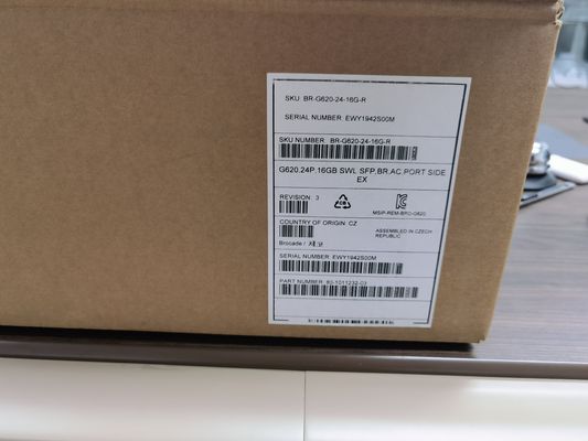 سوئیچ SAN G620 بروکد با 24 پورت فعال، کانال فیبر ژنرال 6 و پهنای باند مجموع 2 Tbps