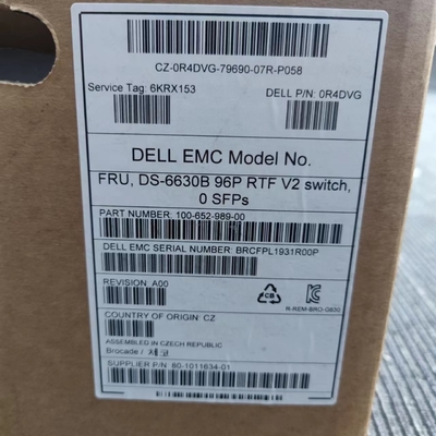 DS-6630B DELL EMC CONNECTRIX 32GB FC SWITCH 128 پورت پایه 48 پورت