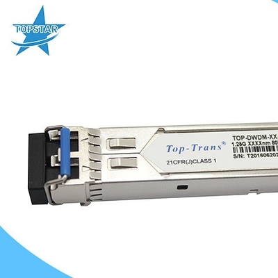 فرستنده و گیرنده نوری 1.25G DWDM SFP Duplex LC SFP 80Km Hot Pluggable