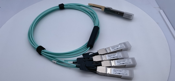 کابل اپتیکال فعال Breakout سازگار Cisco QSFP-4X10G-AOC3M 40G QSFP+ به 4x10G SFP+ 3M