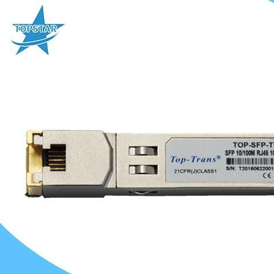 100 متر 10/100 پایه مسی فرستنده و گیرنده SFP Rj45 اتصال ROHS