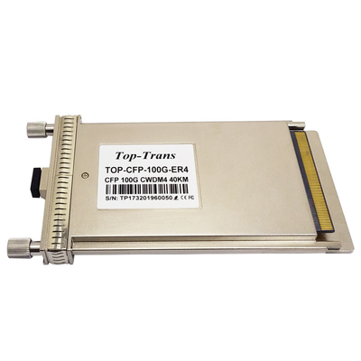 ماژول نوری 100G 40 کیلومتر CFP ماژول Sfp فیبر نوری LWDM4 ER4