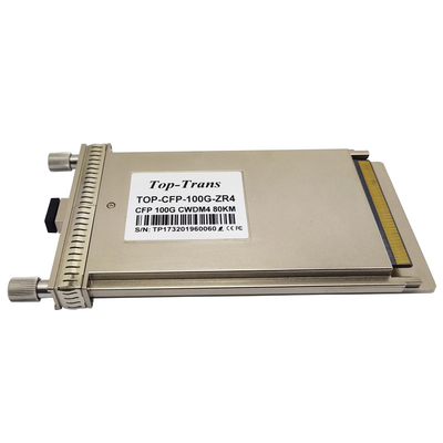 فرستنده گیرنده LAN-DWM 80KM ZR4 100G CFP برای سوئیچ اترنت مترو