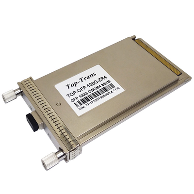 فرستنده گیرنده LAN-DWM 80KM ZR4 100G CFP برای سوئیچ اترنت مترو