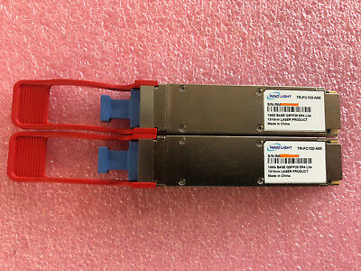 InnoLight 100Gb/s QSFP28 ER4 Lite فرستنده و گیرنده نوری دو نرخی TR-FC13D-NSN
