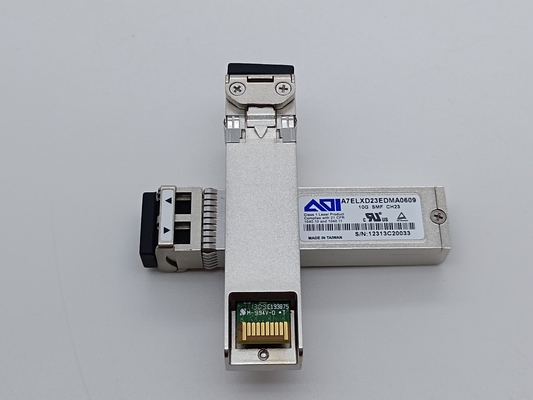 فرستنده گیرنده دوگانه LC 10G SMF 40km SFP+ DWDM اصل AOI A7ELXD23EDMA0609
