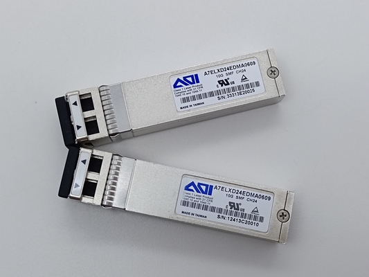 فرستنده گیرنده سازگار AOI A7ELXD24EDMA0609 SFP+ DWDM Dual LC 10G SMF 40km