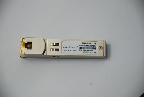 Gigabit Ethernet Fortinet FG-TRAN-GC مس سازگار RJ45 SFP 100 متر