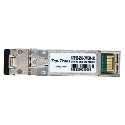 ماژول نوری DWDM 25G SFP28 فرستنده و گیرنده SMF 1270nmTx / 1330nmRx 10km LC DOM