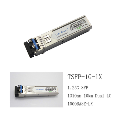 فرستنده و گیرنده SFP تک حالته سازگار Arista SFP-1G-LX 1310 نانومتری 10 کیلومتر SMF Dual LC