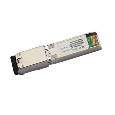ماژول 1490 نانومتری 1550 نانومتری 10G SFP 80 کیلومتر فرستنده گیرنده BIDI SFP 3.3 ولت