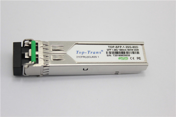 فرستنده و گیرنده نوری تک حالته SFP Fortinet FR-TRAN-ZX Gigabit Ethernet SFP 1550nm 80KM