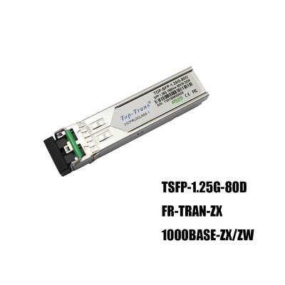 فرستنده و گیرنده نوری تک حالته SFP Fortinet FR-TRAN-ZX Gigabit Ethernet SFP 1550nm 80KM