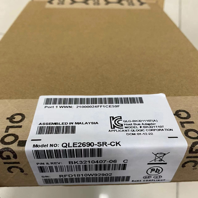 Qlogic QLE2690 16 گیگابایتی تک پورت FC HBA آداپتور PCIe Gen3 X8 SR LC Multi Mode Optic