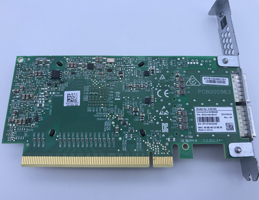 آداپتور ملانوکس MCX416A-BCAT 40/56GbE دو پورت QSFP28 PCIe3.0 X16