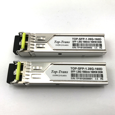 Juniper SFP-1GE-EZX-160 1.25G SFP فرستنده و گیرنده 1550 نانومتری 160 کیلومتر تک حالته