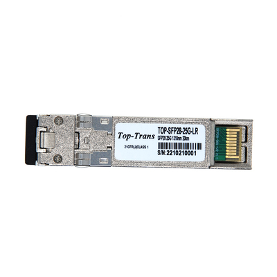 ماژول فرستنده و گیرنده نوری LC SMF 10 کیلومتری 1310 نانومتری Avago 25GBASE-LR SFP28 اصلی