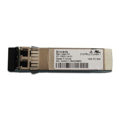 ماژول Brocade XBR-000218 57-1000114-01 کانال فیبر 10G SFP+ فرستنده و گیرنده 850 نانومتری 300 متر LC MMF