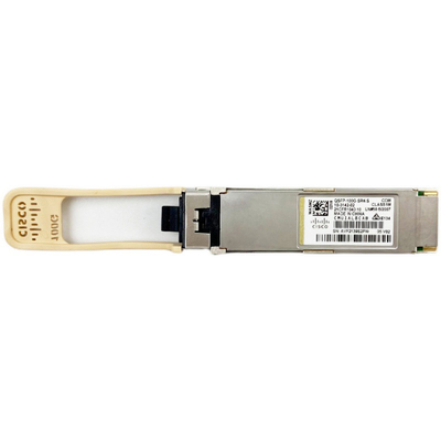 ماژول فیبر نوری چند حالته CPAK-100G-SR4 QSFP28 100G 850 نانومتری فرستنده و گیرنده برند سیسکو