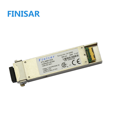 فرستنده نوری Finisar FTLX8511D3 850 نانومتری XFP برای اترنت 10GBASE-SR / SW 10G