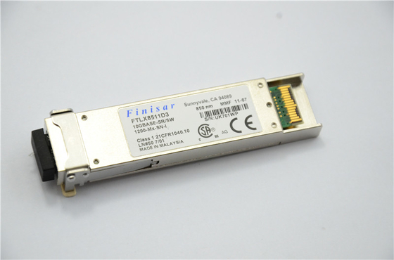 فرستنده نوری Finisar FTLX8511D3 850 نانومتری XFP برای اترنت 10GBASE-SR / SW 10G