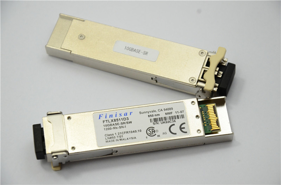 فرستنده نوری Finisar FTLX8511D3 850 نانومتری XFP برای اترنت 10GBASE-SR / SW 10G