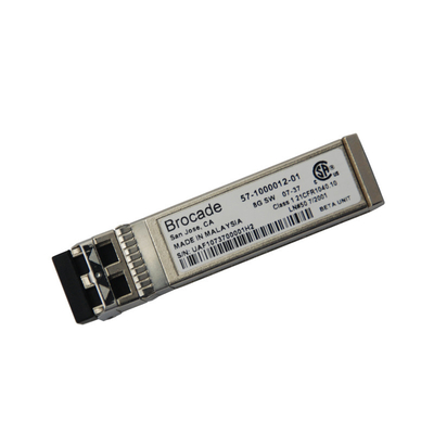 ماژول نوری Brocade 57-1000012-01 SFP+ FC SFP+ فرستنده و گیرنده 8G SWL 850 نانومتری MMF XBR-000148