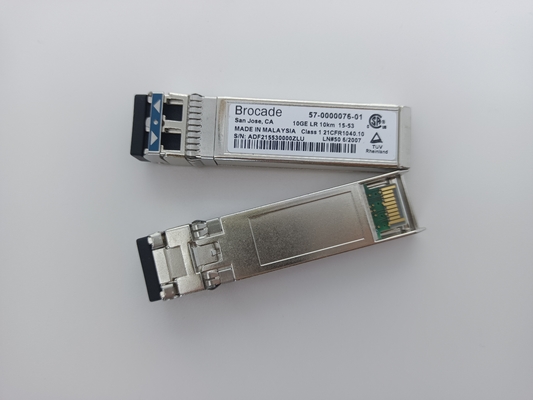 Brocade 57-1000493-01 XBR-000217 کانال فیبر 10G فرستنده و گیرنده SFP+ 10G LWL 1310nm ماژول LC ​​SMF 10km