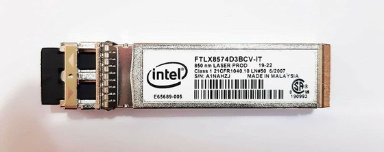 ماژول گیرنده نوری FTLX8574D3BCV-IT 1G/10G 850 نانومتری Datacom SFP+