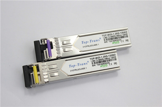 Cisco GLC-BX120-U 1.25G BIDI SFP 1490nm 1550nm 120km فرستنده گیرنده SMF Simplex LC