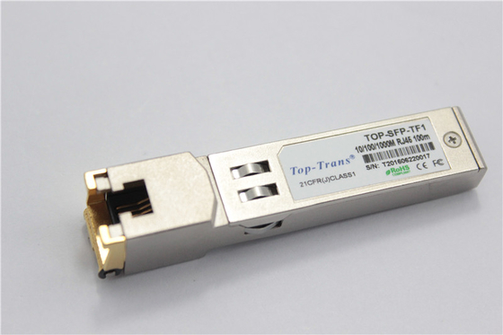 فرستنده و گیرنده مسی RJ45 SFP 1GbE 1000BASE-T Mellanox MC3208411-T
