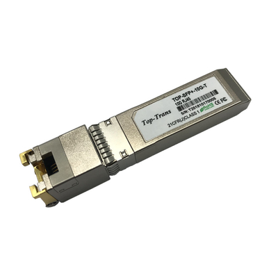 گیرنده ملانوکس MFM1T02A-T 10GBASE-T سازگار با 10G مس RJ45 SFP+