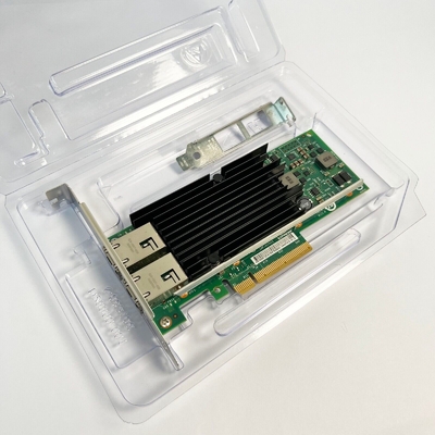 رابط کانال فیبر شبکه اترنت آداپتور شبکه Intel X540-T2 10 گیگابایتی PCIe PCI Express X8