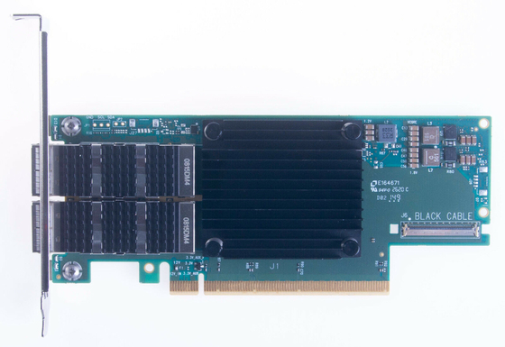 NIC آداپتور PCIe Mellanox MCX653106A-ECAT HPE P24249-001 InfiniBand HDR 100GbE QSFP56