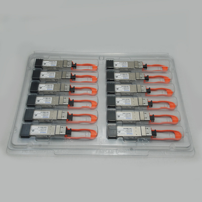 Finisar FTL410QD4C 40GBASE-SR4 / 10GBASE-SR 300m QSFP+ Gen4 Breakout به اترنت 10GBASE-SR