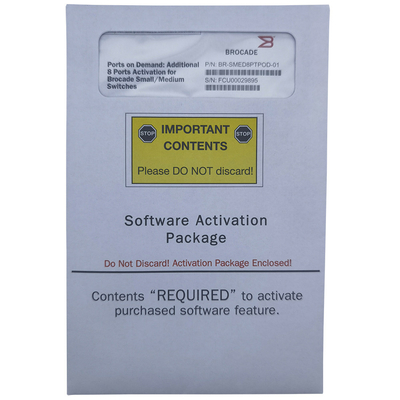 16 پورت QSFP در صورت تقاضا مجوز POD Brocade XBR-G6MIDR16QFLEX-32G
