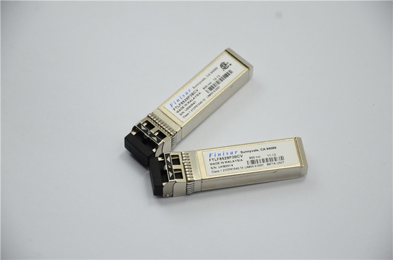 ماژول فرستنده و گیرنده نوری قابل اتصال داغ با طول موج کوتاه FTLF8529P3BCV-QL 16G SFP + 850 نانومتر