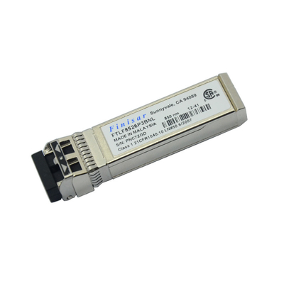 ماژول فرستنده و گیرنده نوری FTLF8526P3BNL 6.1 Gb/S با طول موج کوتاه 850 نانومتری 300 متر SFP+