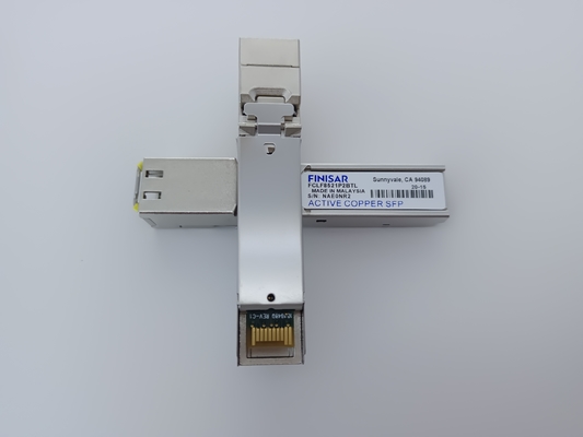 10/100/1000Base-T 100m SFP کوپر ماژول گیرنده نوری Finisar SFP FCLF8521P2BTL-DL