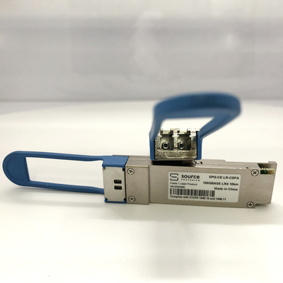 منبع فوتونیک Lc Sfp ماژول SPQ-CE-LR-CDFA 100GBbase-LR4 QSFP28 10km