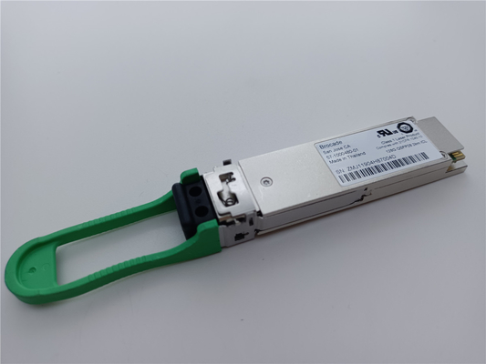 بروکد 57-1000480-01 XBR-000285 128G QSFP28 2km 1310nm SMF ماژول گیرنده با کانکتور LC